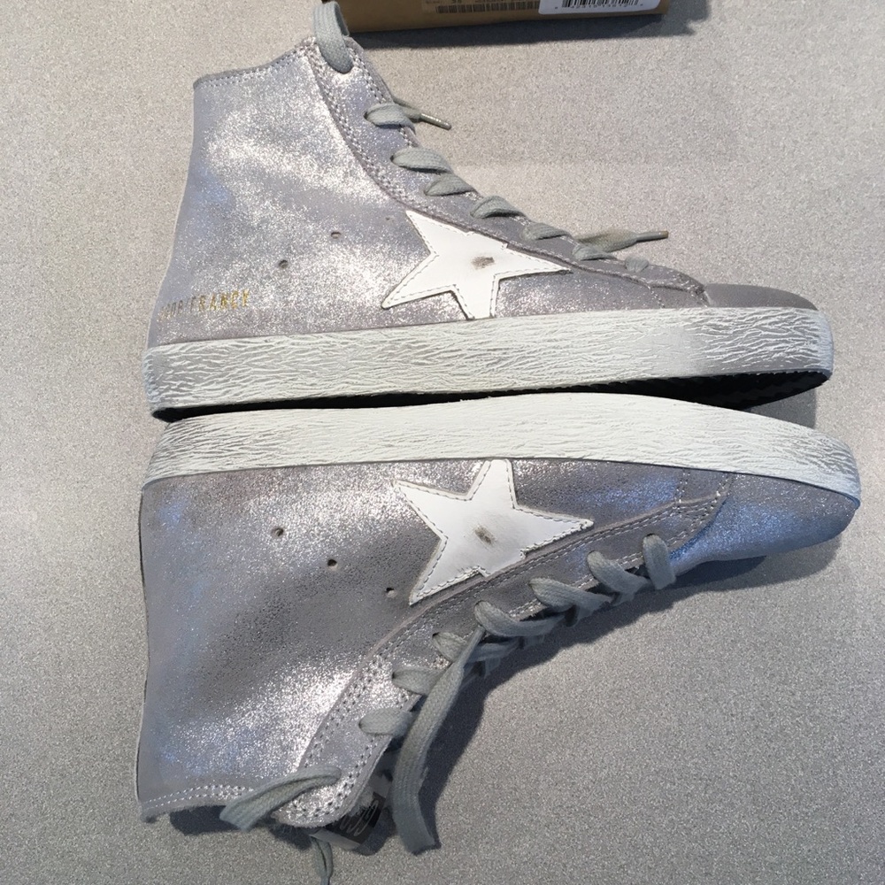 Golden Goose Francy Sneaker Silver/White Sherpa 5 - Picture 5 of 8